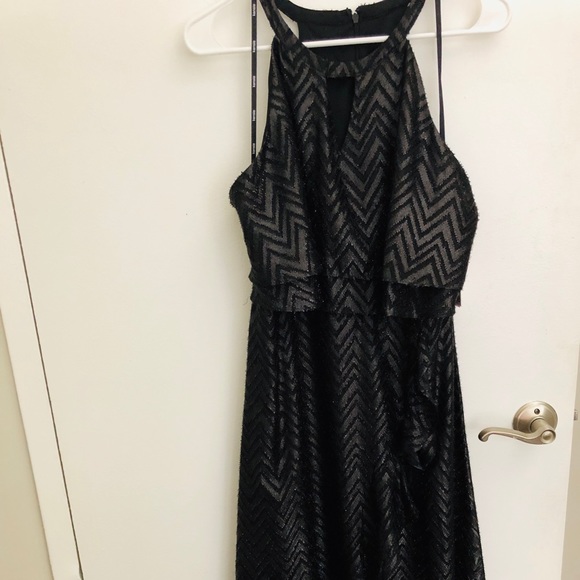 shimmery black dress new without tag - Picture 7 of 8